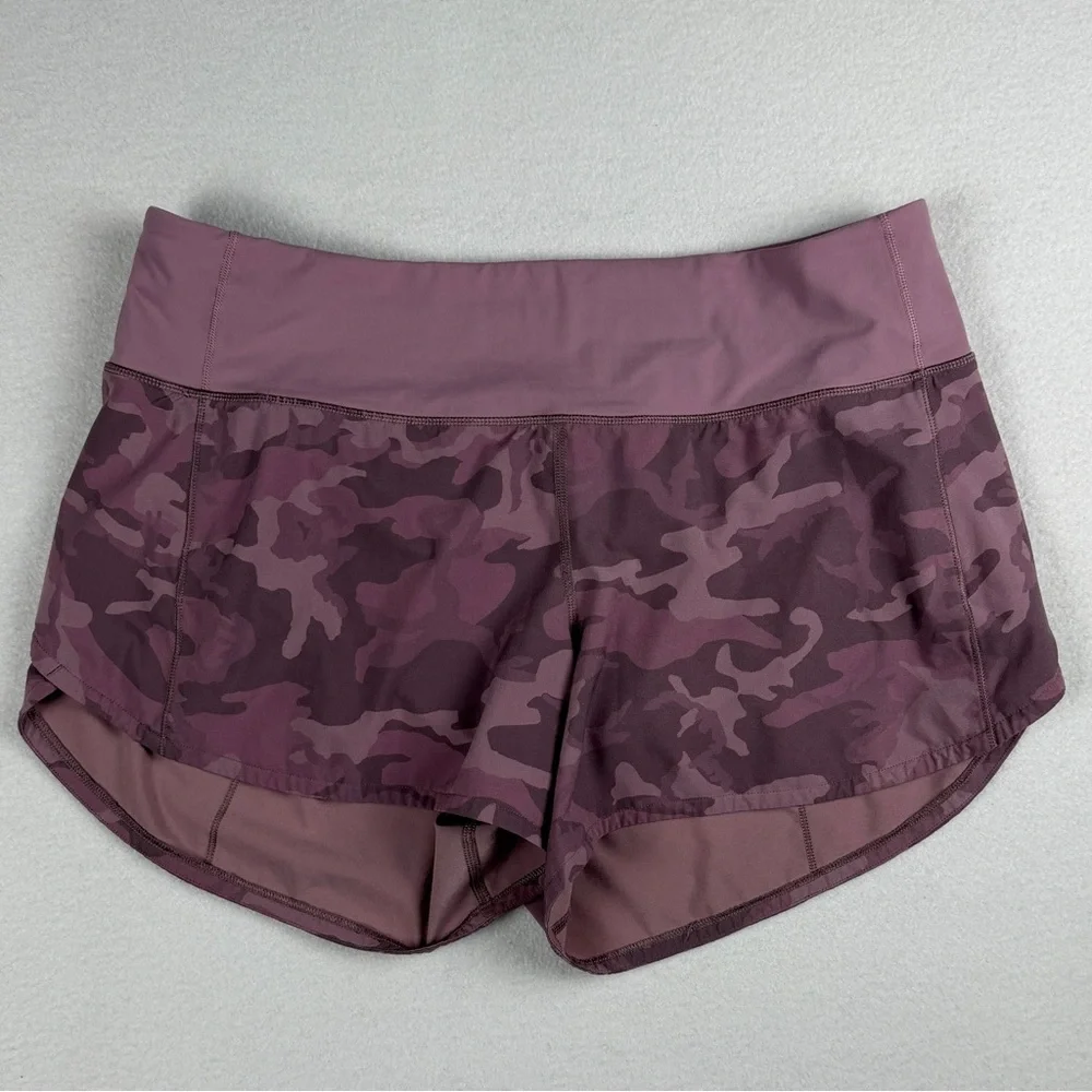 lululemon athletica Pink Camo Performance Jean Shorts